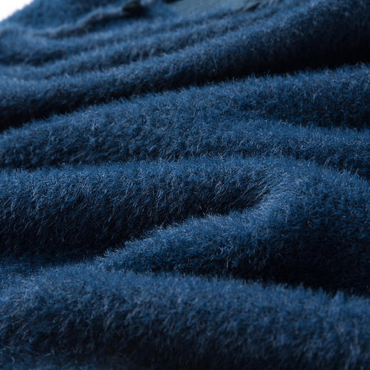 罗蒙秋冬男装加厚加绒针织衫男士毛衣百搭加绒高领毛衣男舒适毛衫男 商品图9