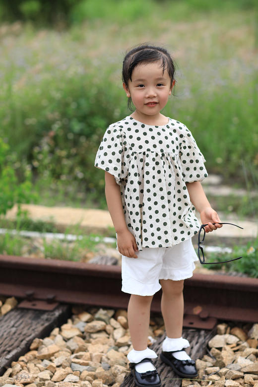 KZZBX121荷叶边短裤  80-120 商品图1