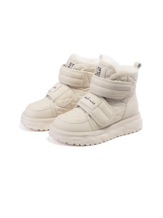 星期六加绒厚底魔术贴雪地靴SS3411A1CQ 商品图2