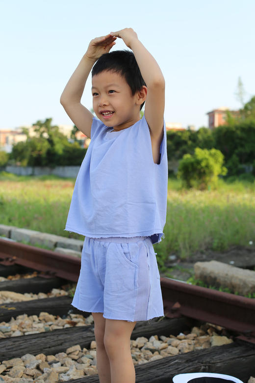 TZLM177 男女童通用无袖套装80-120 商品图5