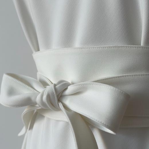 定制——新中式——“玉瓷”——挚爱简约风气质连衣裙收腰不规则2301090 商品图3