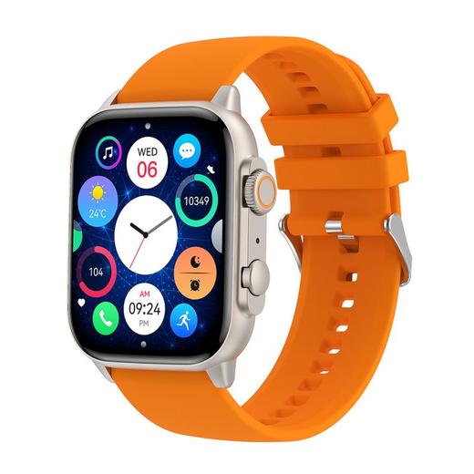 GWALK极沃客 HK95支付型无边框大屏智能蓝牙通话手表多功能运动心率血压音乐通用代计步健康防水 商品图1