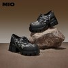 MIO米奥春季方头高跟牛津鞋中式复古显高厚底松糕鞋女M241530234 商品缩略图1