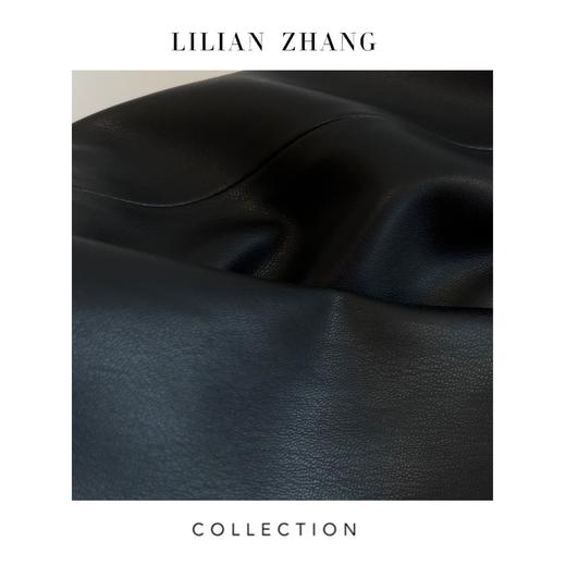 定制—都市力量——摩登新潮、——黑色气质修身包臀微喇皮裤 2304104 商品图2