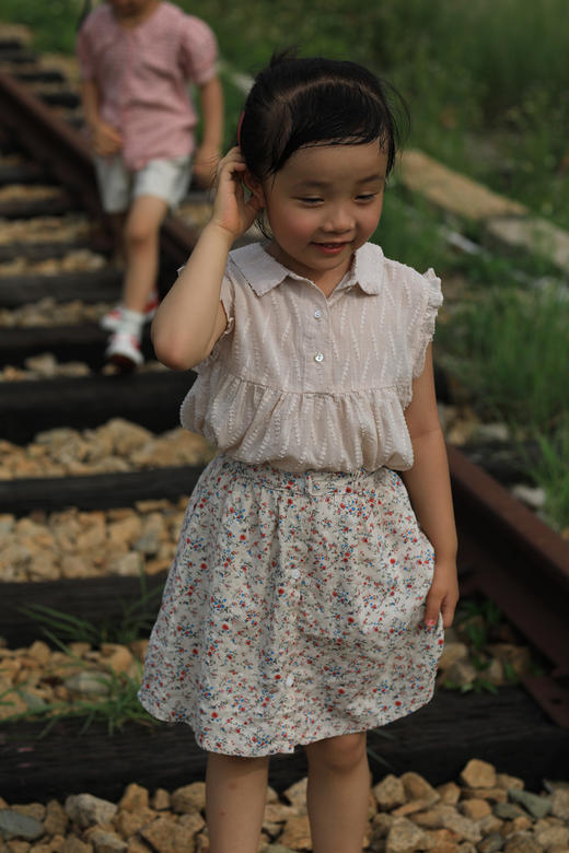 QZZBX017碎花半身裙 80-120 商品图1