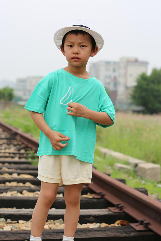 SYLM251男女童通用香蕉T恤80-120 商品图4