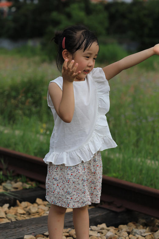 SYZBX033  女童拼接背心80-120 商品图3