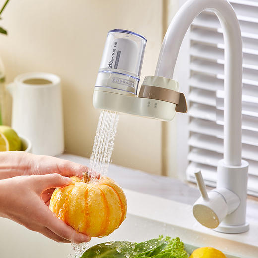 【小程序】小熊龙头净水器 CX-E0031 白色 透明盖 陶瓷+活性炭 1芯装 商品图2