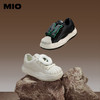 MIO米奥春季休闲板鞋贝壳圆头时尚溶解鞋小众厚底小白鞋女M241586173 商品缩略图0