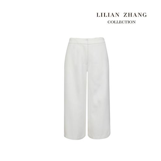 定制—轻奢极简 —中高腰9分绵羊毛阔腿裤百搭宽松九分裤 2104037 商品图0