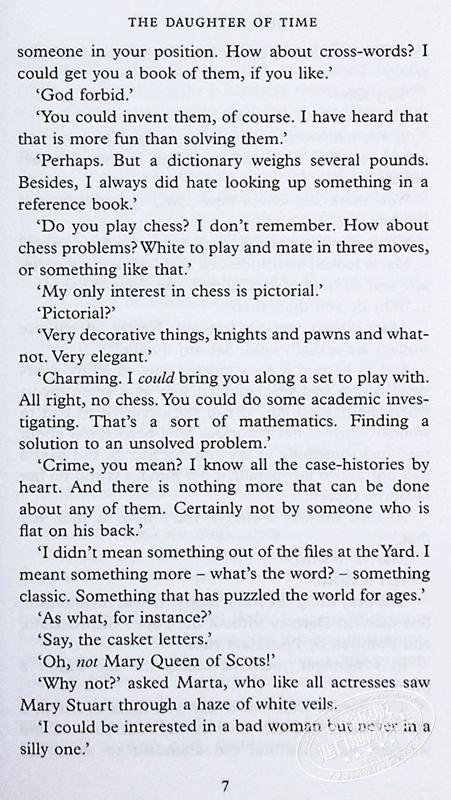 【中商原版】Collectors Library系列 时间的女儿 The Daughter of Time 英文原版 Josephine Tey 悬疑惊悚 犯罪小说 商品图7