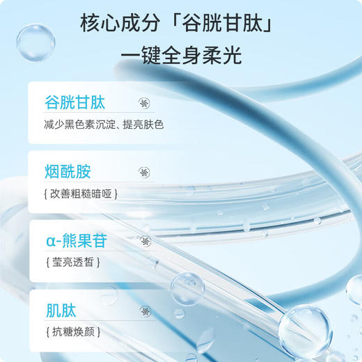 【正品直售】素姬谷胱甘肽水感焕亮身体乳清爽烟酰胺抗皱保湿身体乳男女通用 商品图2