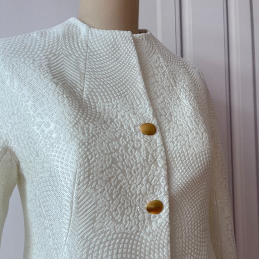 定制-新古典“东方Lady”艺术之美极简时尚轻奢简约白瓷外套2205049 商品图3