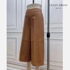 冬日黎明-复古风、New Look  极简九分阔腿 百搭显瘦皮裤 2204021 商品缩略图3
