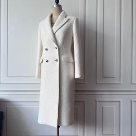 2206005 LILIAN ZHANG 优雅诠释、正肩收腰量感、轻奢羊毛大衣