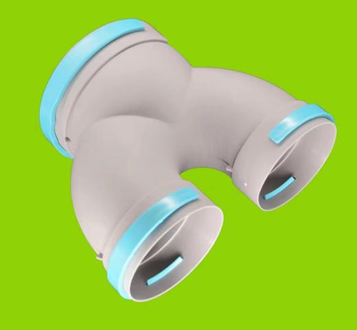 PE管U型三通200-160*2  商品代码82660 商品图0