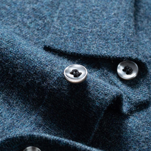 【100绵羊毛】罗蒙秋冬男装羊毛衫男保暖羊毛polo衫男长袖毛衣男 商品图9