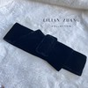 定制—主角之选、黑色中古风--复古天鹅绒感腰封（9公分扣头）2313003 商品缩略图0
