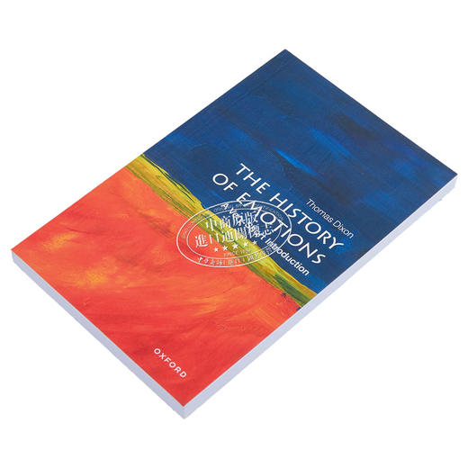 预售 【中商原版】牛津通识读本 情绪的历史 The History of Emotions: A Very Short Introduction 英文原版 Thomas Dixon 情感状态 商品图1