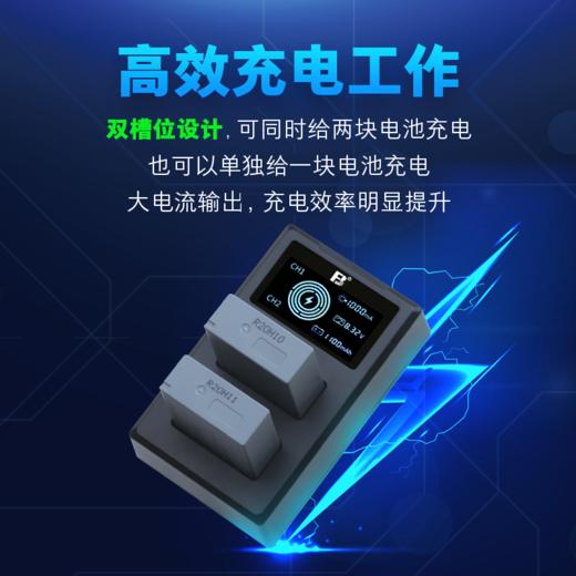 沣标DC计量屏显双槽充电器 商品图1