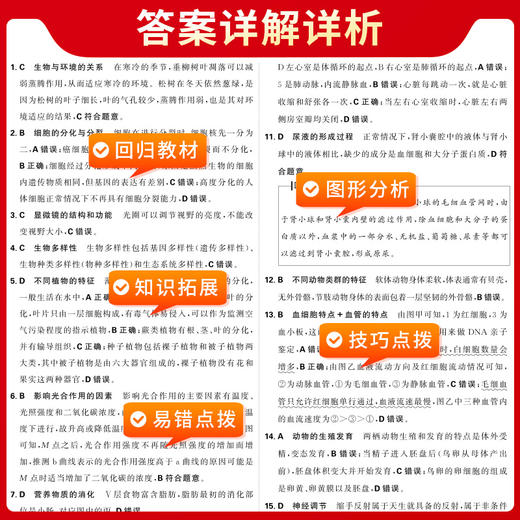 天利38套 2024山东中考试题精选生物+地理 商品图2