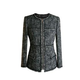 轻奢、Lday挚爱、拉链款通勤显瘦粗花呢百搭小香风名媛外套1705056