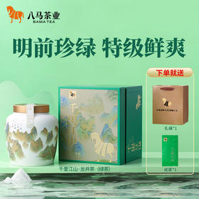 【现货 2024年新茶】八马茶业 | 浙江龙井茶特级绿茶高端礼盒装160g
