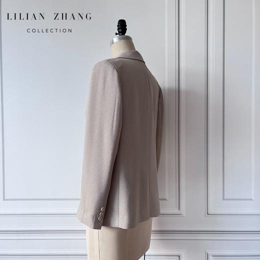 极简主义—生活艺术、通勤丽人简约西服外套、舒适醋酸面料2205061 商品图3