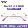 普莱斯老花镜PJ30010  时尚优雅冻龄女士老花镜 合金+TR 商品缩略图1