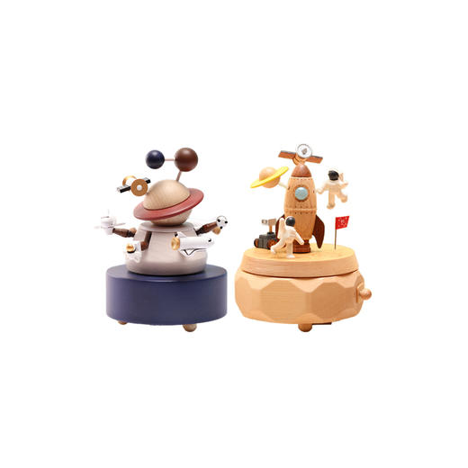 wooderfullife  音乐盒 太空飞行 太空漫步 商品图0