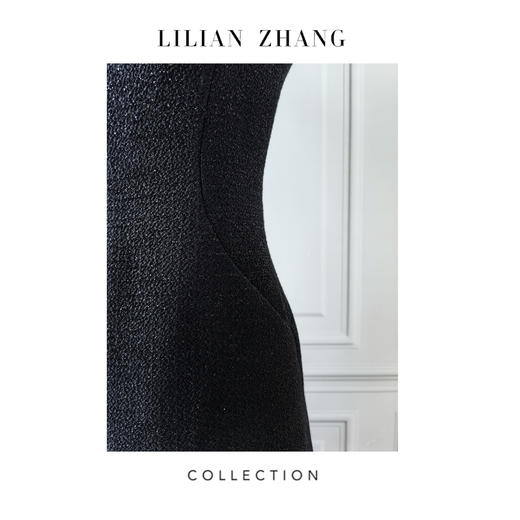 C系列——定制—“都市力量”——永恒经典——A摆小香轻奢连衣裙 2301111 商品图2