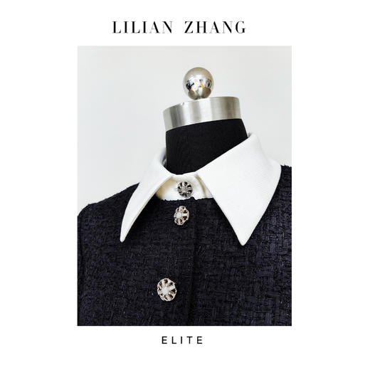 定制—都市力量永恒经典—五金女孩一衣两穿小香风外套 2305036 商品图3