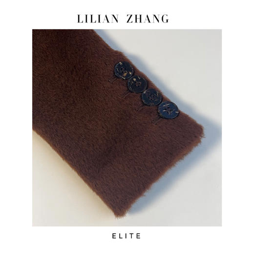 2306008LILIAN ZHANG定制—都市力量—至简新潮—挚爱羊驼绒长款美拉德风大衣 商品图4