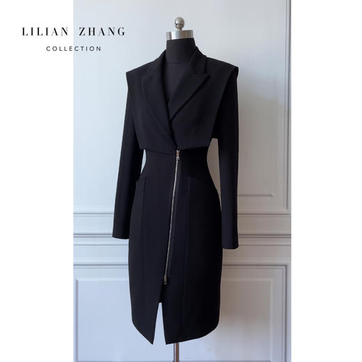 都市力量轻职场摩登新姿（一衣两穿）法式衣西装时尚连衣裙2305016 商品图0