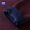 27DKLW6963R【加绒加厚】罗蒙秋冬男装斜条提花加绒毛衣男保暖针织衫男士毛衣加绒针织衫男 商品缩略图8
