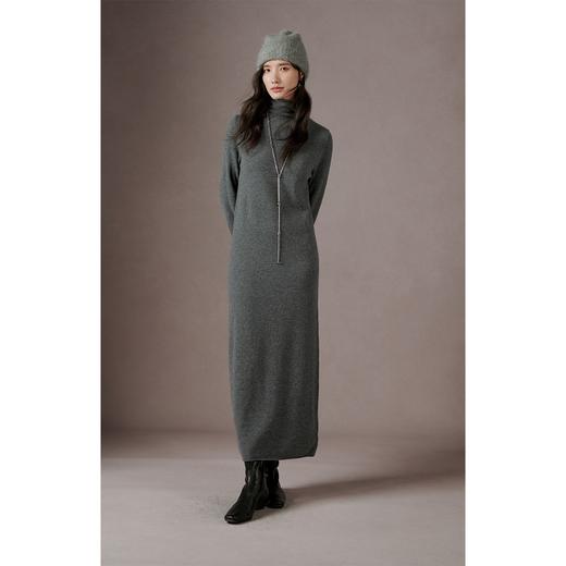 高级感羊毛针织衫连衣裙女2023冬季新款气质显瘦配大衣打底衫 商品图1