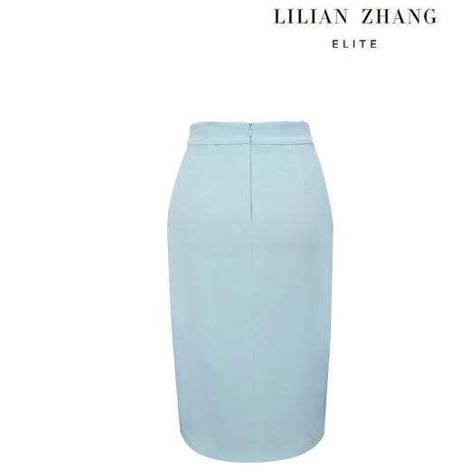 气质时尚-莫兰系-斜插袋开叉高腰-春夏 显瘦清新  半身裙 2103019 商品图1