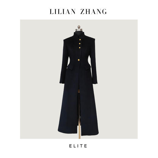 C系列—都市力量、热力感穿搭、至简新潮（一衣两穿）长款大衣2306022 商品图2