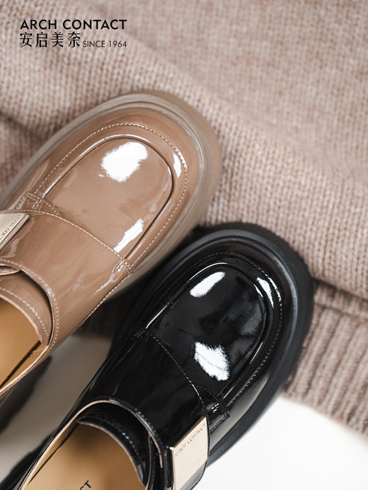 ARCHCONTACT安启美奈轻量厚底魔术贴乐福鞋52878 商品图1