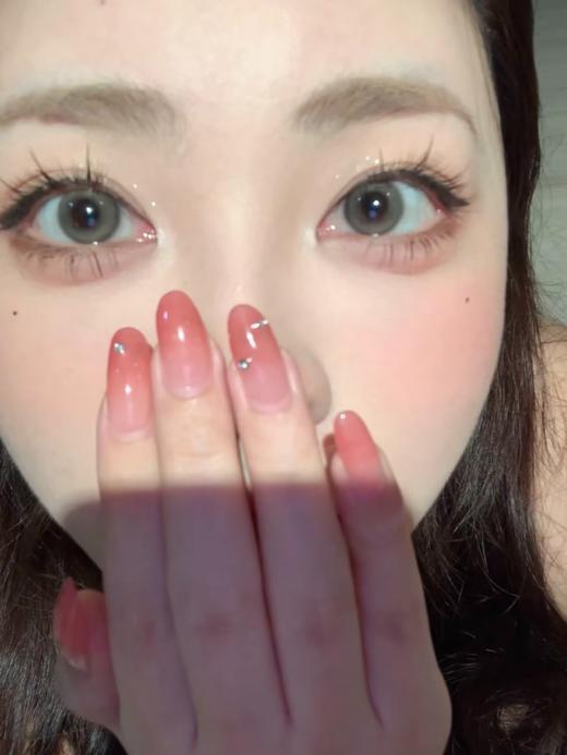 Lillilly日抛美瞳 碎金白桃LL-48 14.2mm 商品图2