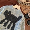 【冬日寒风！温暖童心】冬季毛衣猫咪韩版潮男童女童，儿童针织上衣冬款新款卡通毛衣，青春流行萌力十足 图案精致细腻 商品缩略图2