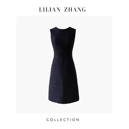 C系列——定制—“都市力量”——永恒经典——A摆小香轻奢连衣裙 2301111 商品图0