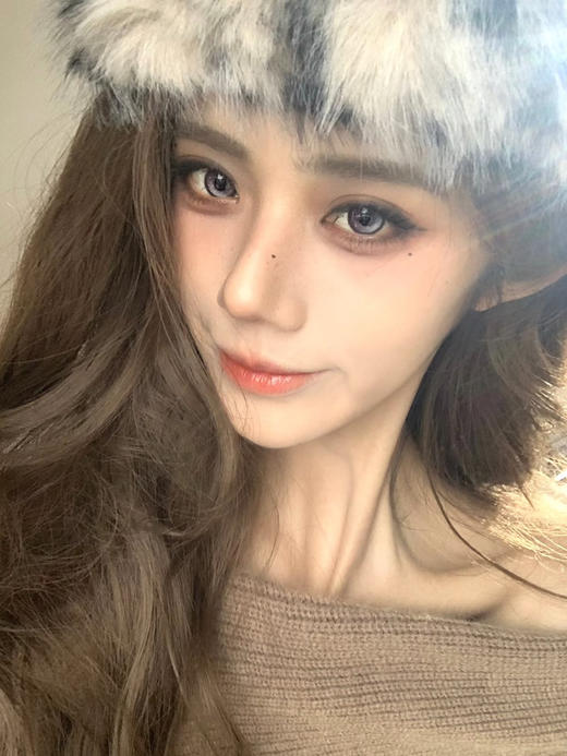 【大直径】NICEKON-樱花粉-14.5mm【年抛 0-1000度 含有525/575】着色直径13.8mm 商品图3