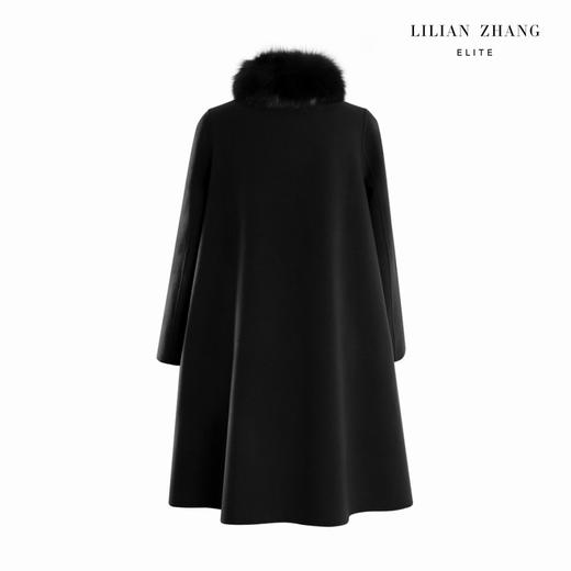 定制—LULY合作款斗篷型羊毛大衣-通勤时尚百搭中长外套 2106006 商品图1