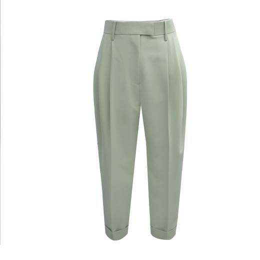 定制— 锥形翻边显瘦休闲裤— 舒适时尚百搭小脚哈伦裤   2104009 商品图0