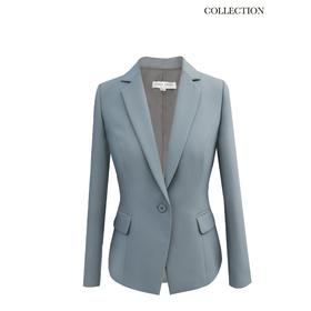 定制—“通勤风”修身显瘦平驳领一粒扣经典西装外套  2105005