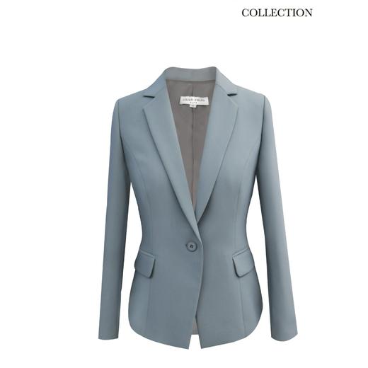 定制—“通勤风”修身显瘦平驳领一粒扣经典西装外套  2105005 商品图0
