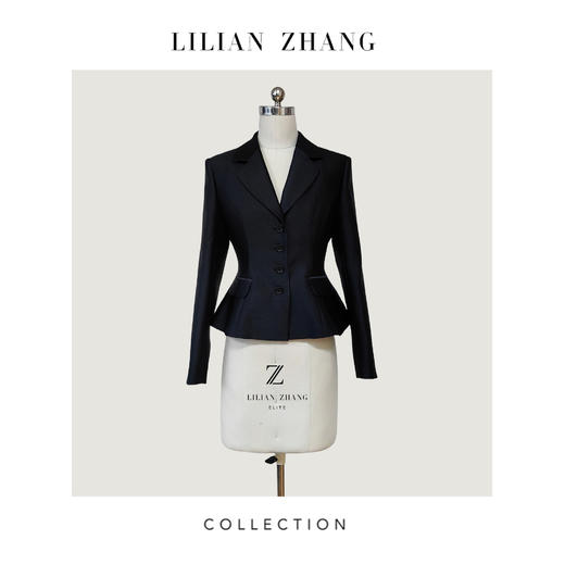 C系列——新风貌——The New Look 黑色西装 时尚经典 短外套 2305038 商品图0