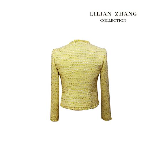 定制—法式风情—V领流苏边修身显瘦时尚优雅小香风外套  2105040 商品图2