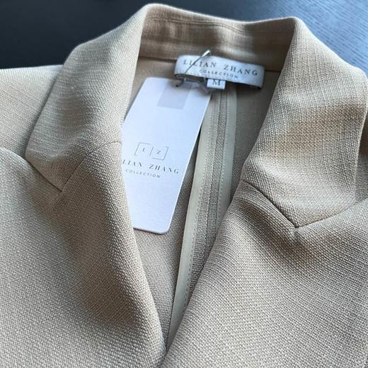 极简主义—生活艺术、通勤丽人简约西服外套、舒适醋酸面料2205061 商品图1